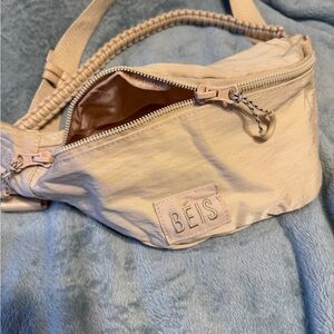 Anthropologie Beige Crossbody Bag